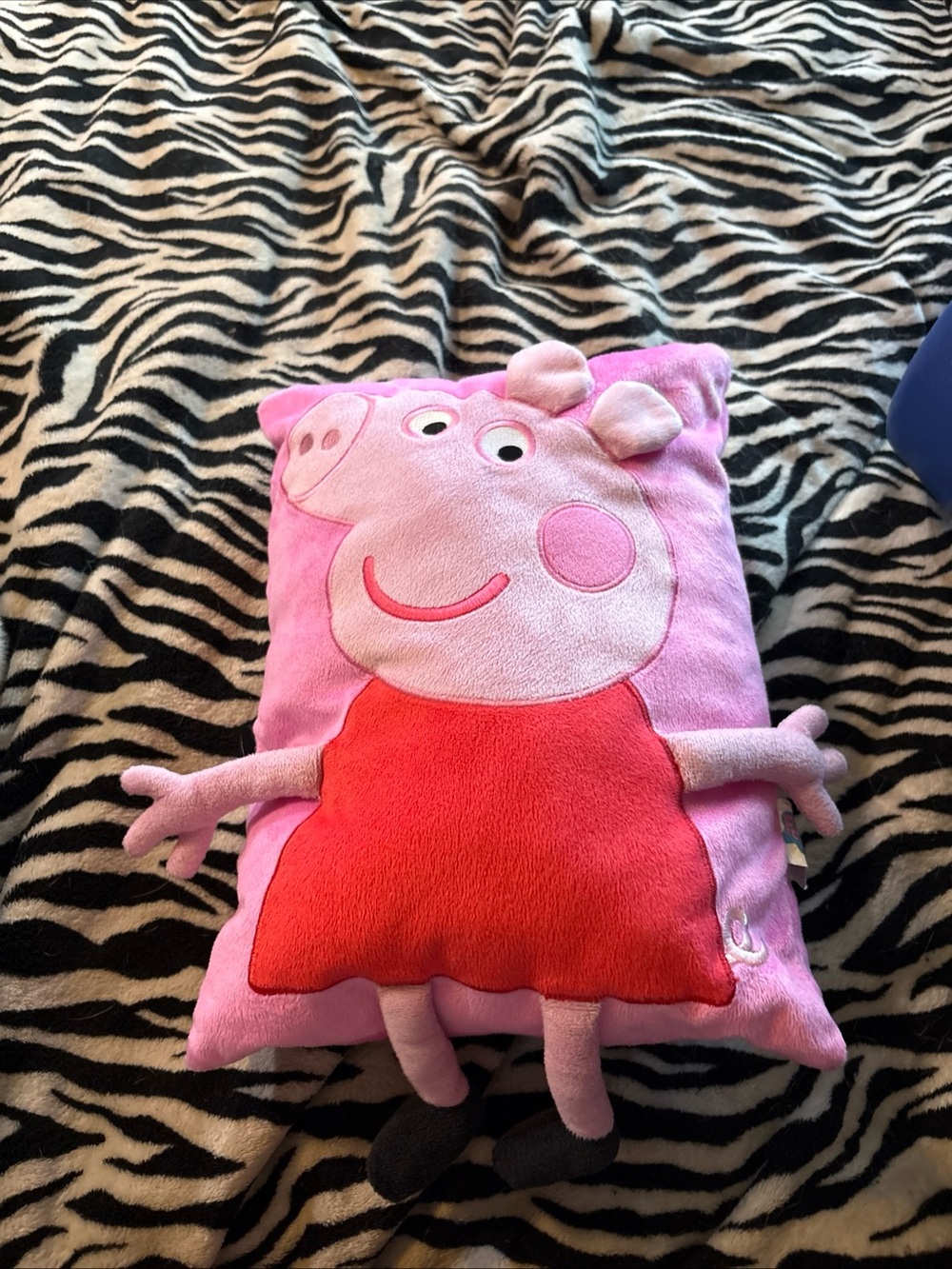 Peppa Pig Plush Pillow - Pink and Red Peppa Character